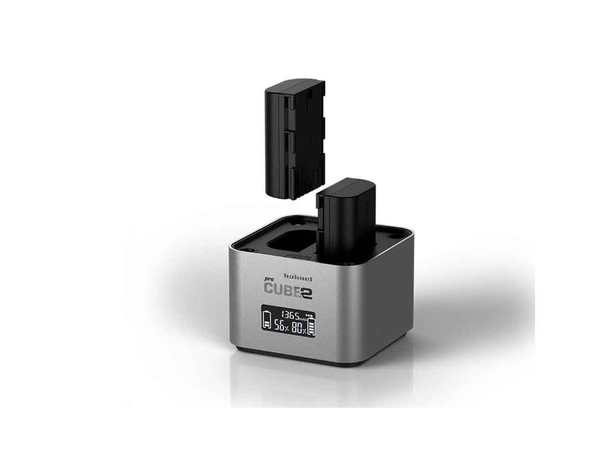 Hahnel ProCube 2 Twin Charger for Canon Li-Ion Batteries