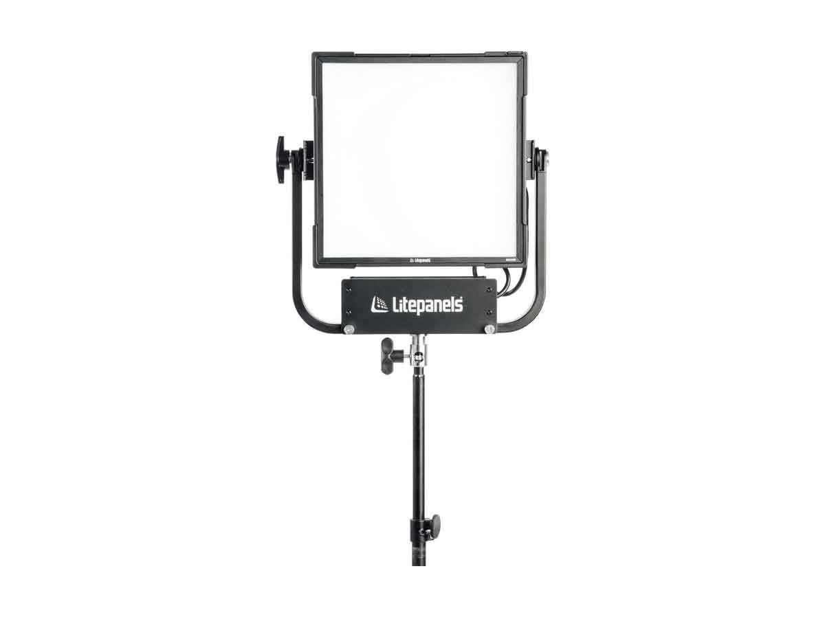 LitePanels Gemini 1x1 Soft Bi-Colour RGBWW LED Light Soft Panel with Pole Operated Yok