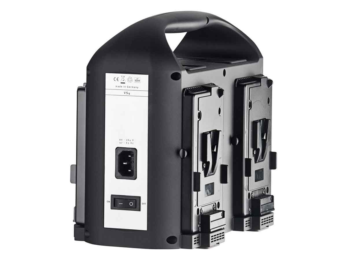 Bebob VS4 (VS4) 4-Channel V-Mount Simultaneous Charger - 75W DC-Out