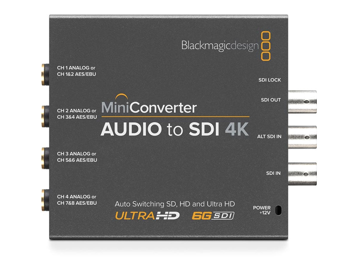 Blackmagic Design Mini Converter Audio to SDI 4K