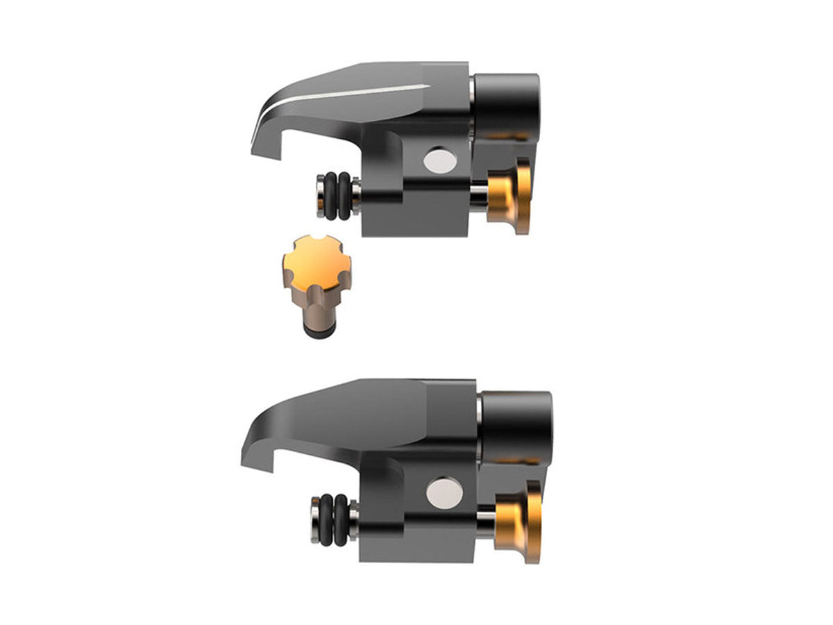 Bright Tangerine Revolvr Atom Soft/Hard Stop (2-Pack)