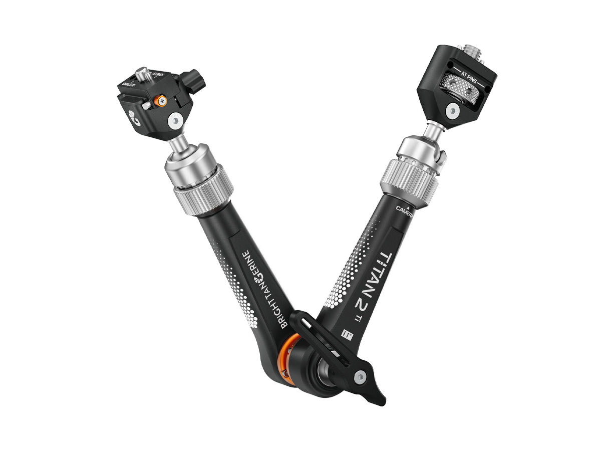 Bright Tangerine Titan Arm 2 Ti (3/8" AT - NATO QR) - London Fog