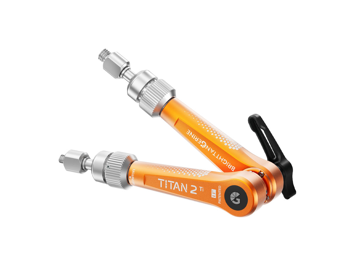 Bright Tangerine Titan Arm 2 Ti (3/8" - 1/4") - Tangerine