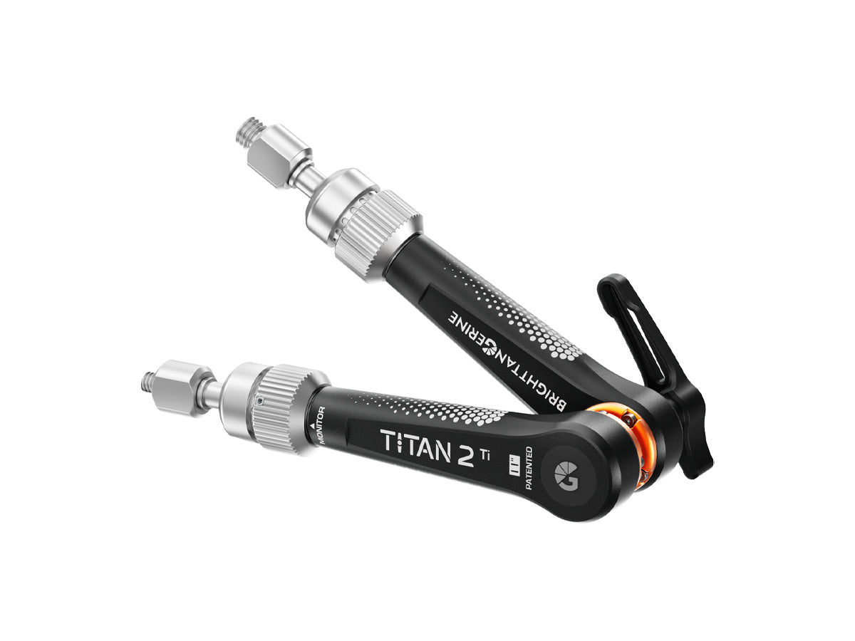 Bright Tangerine Titan Arm 2 Ti (3/8" - 1/4") - London Fog