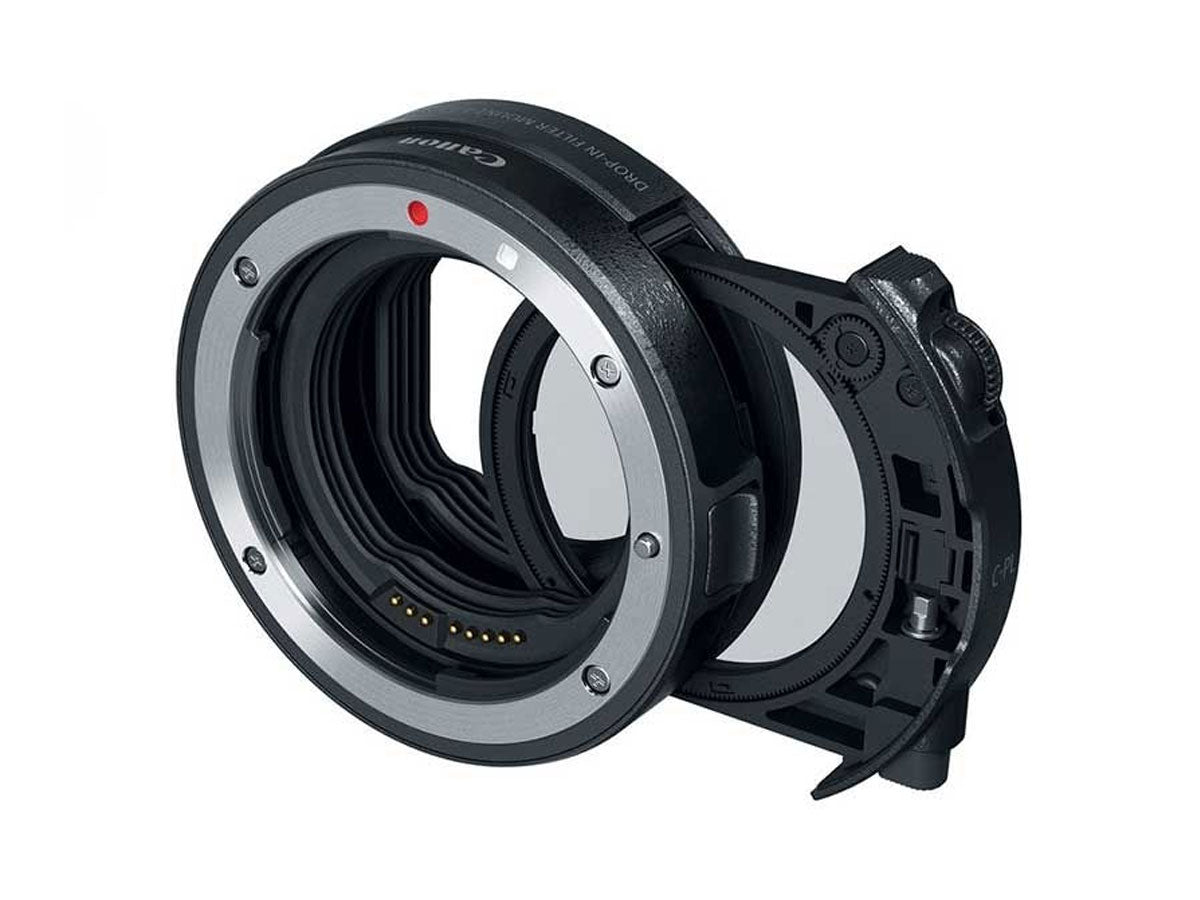 Canon Drop-In Filter Mount Adapter EF-EOS R with Drop-In Variable ND Filter A