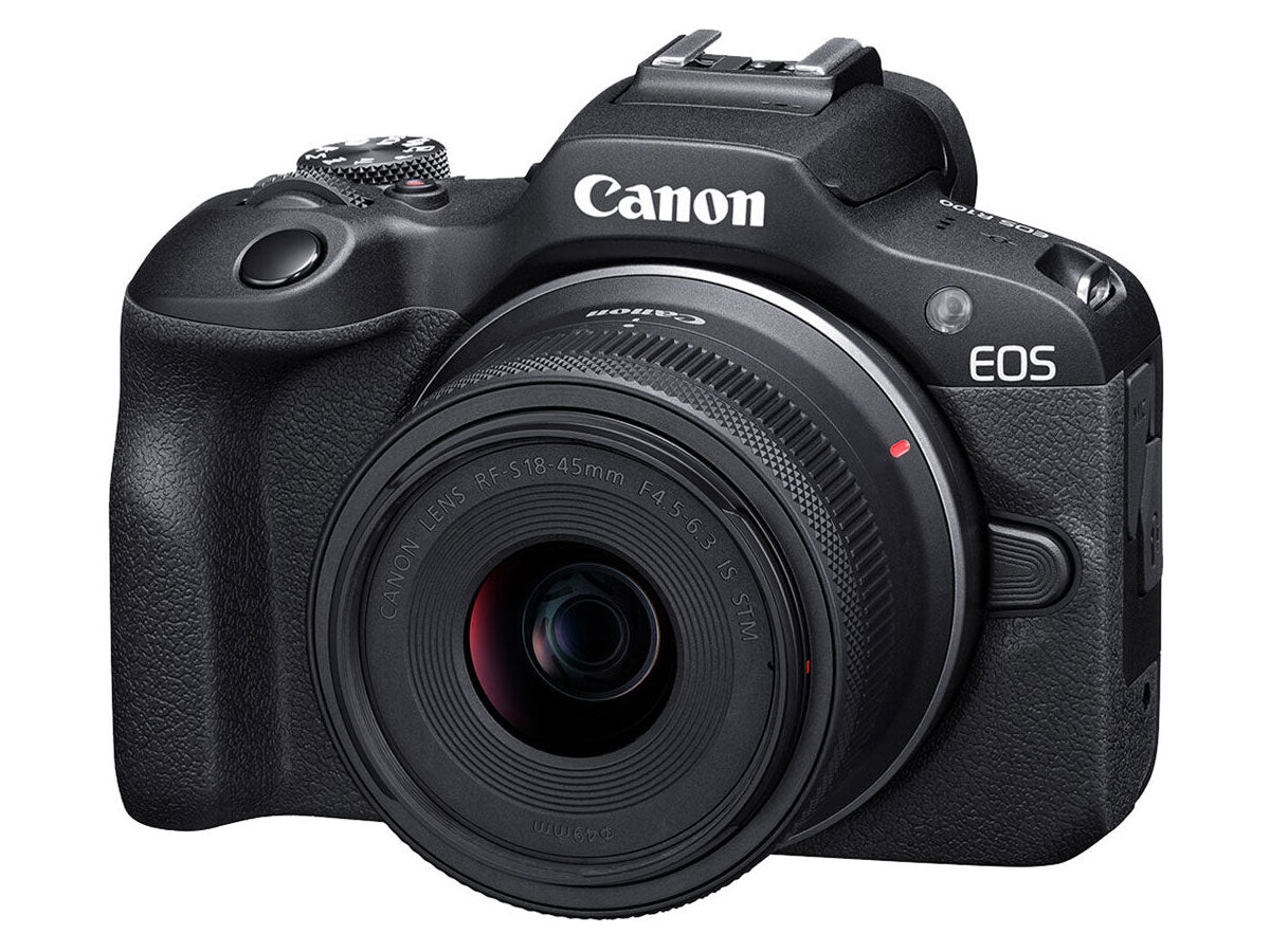 Canon EOS R100 Mirrorless Camera with 18-45mm Lens"