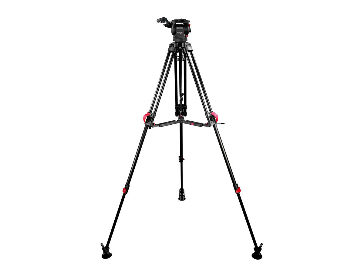 Cartoni Focus 8 Red Lock Mid Level Tripod Kit