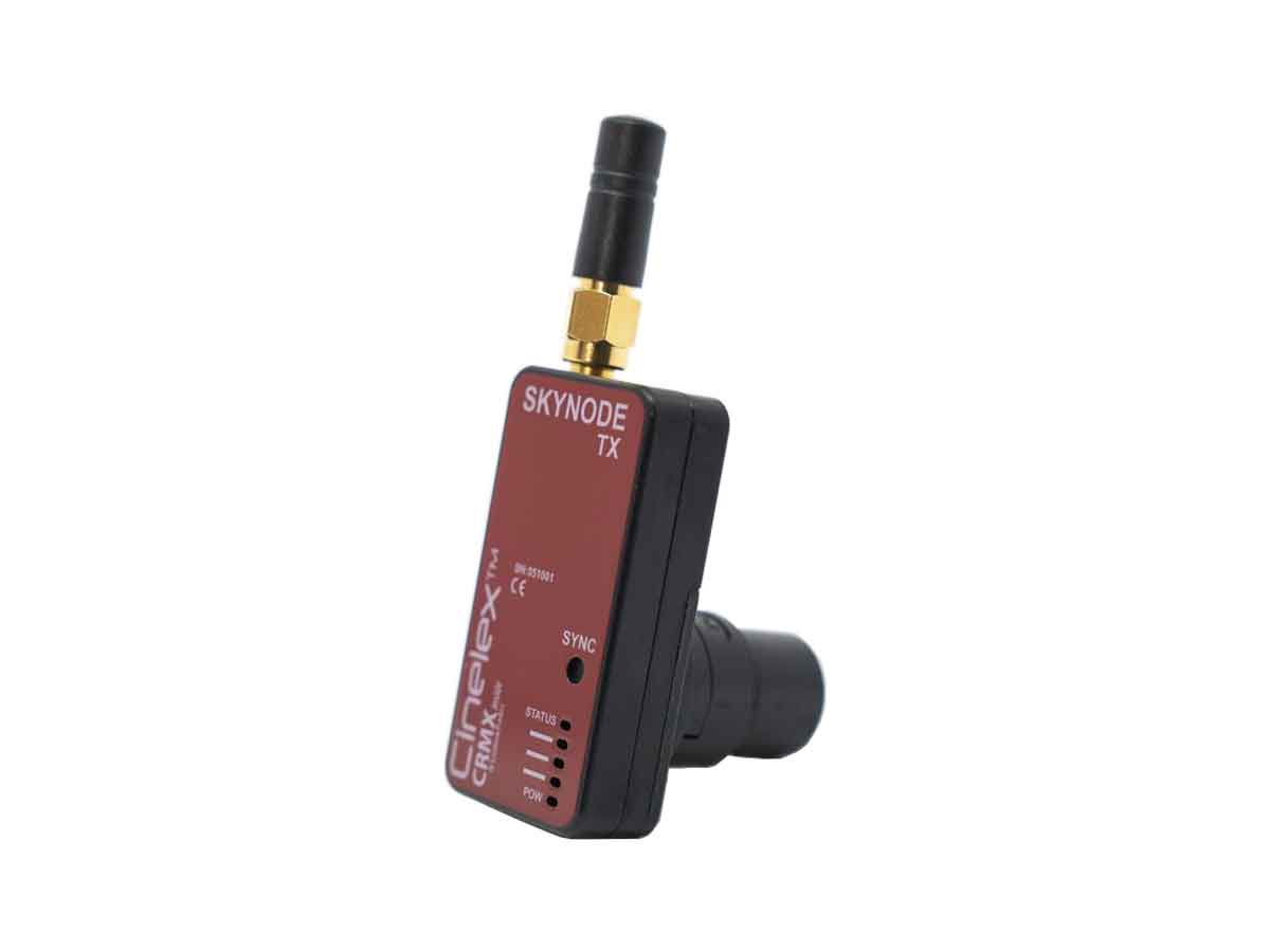 Cinelex Skynode TX USB-Powered Wireless DMX Transmitter with 5-Pin XLR Female Connector