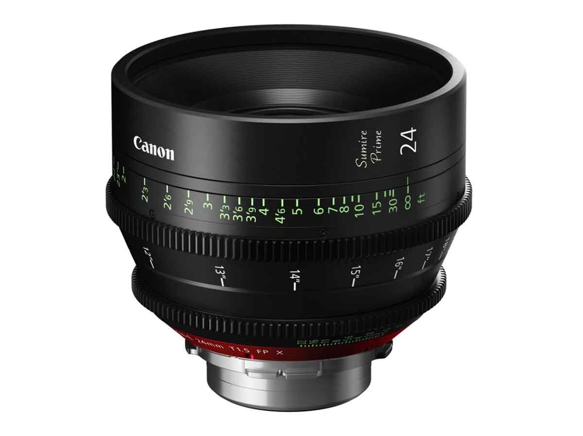 Canon CN-E24mm T1.5 FP X Sumire Cinema PL Mount Prime Lens
