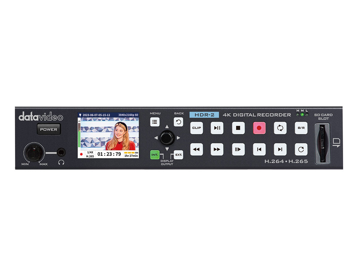 Datavideo HDR-2 4K Digital Recorder