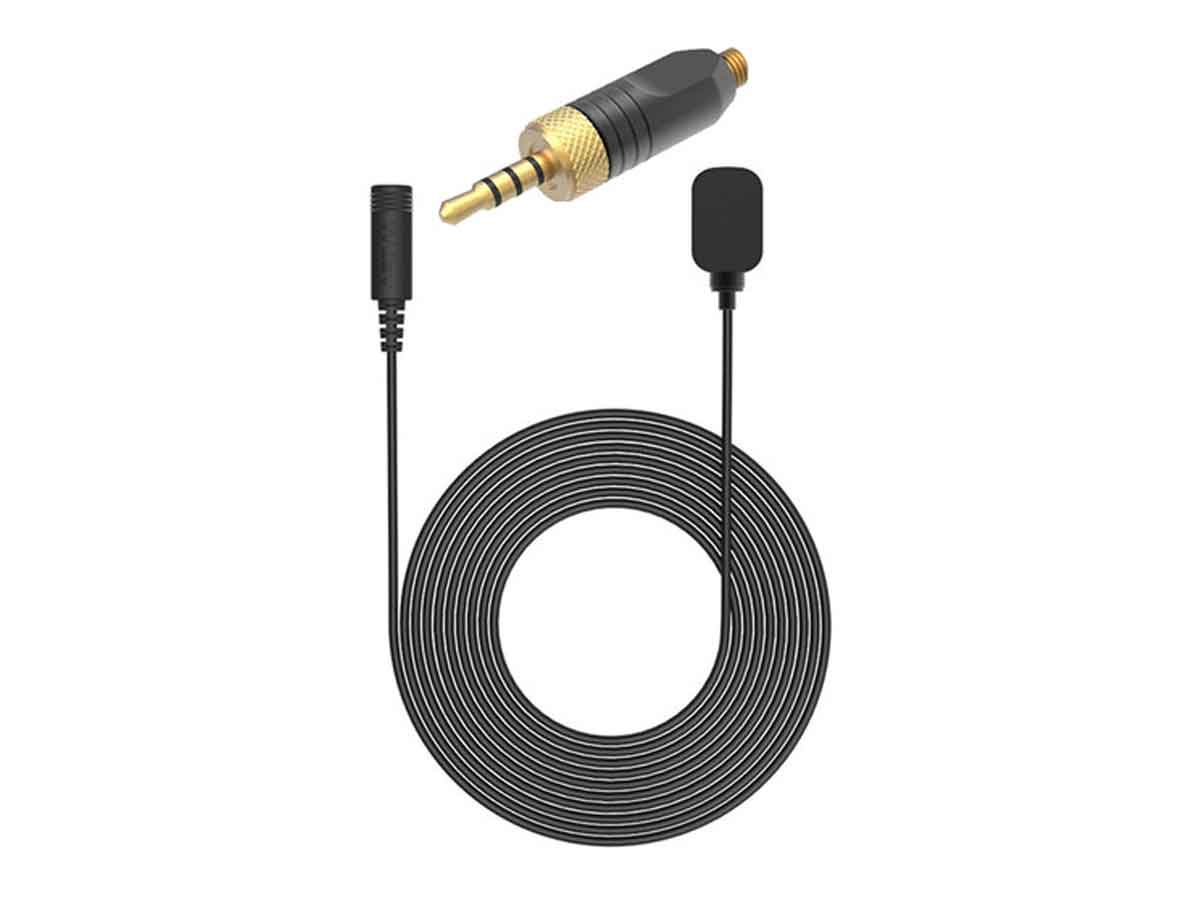 Deity Microphones W.Lav DA35 Bundle Omnidirectional Lavalier Microphone with Microdot to Locking 3.5mm Adapter