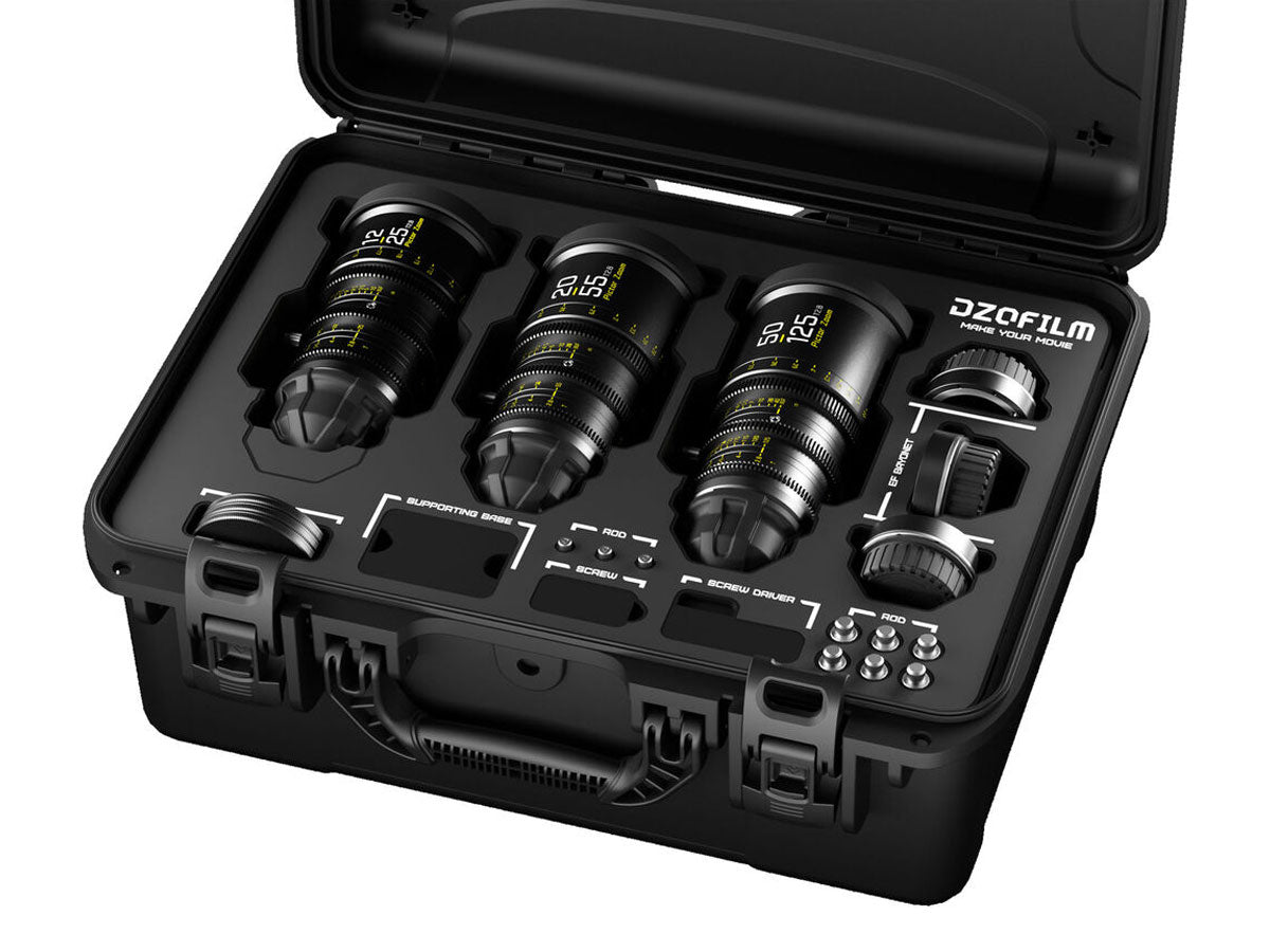 DZOFILM Pictor 12-25 / 20-55 / 50-125mm Kit - Black