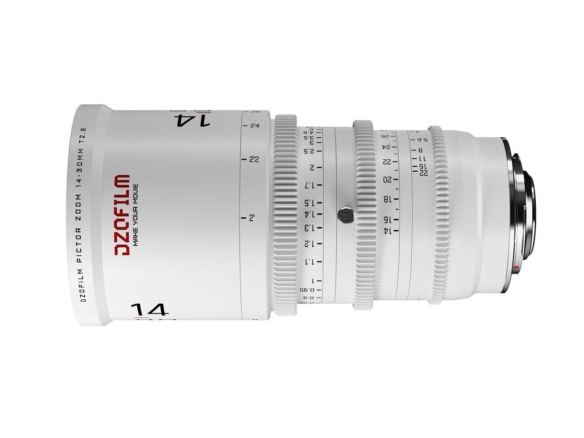 DZOFILM Pictor 14-30mm T2.8 Cine Zoom Lens - PL & EF Mount (White)