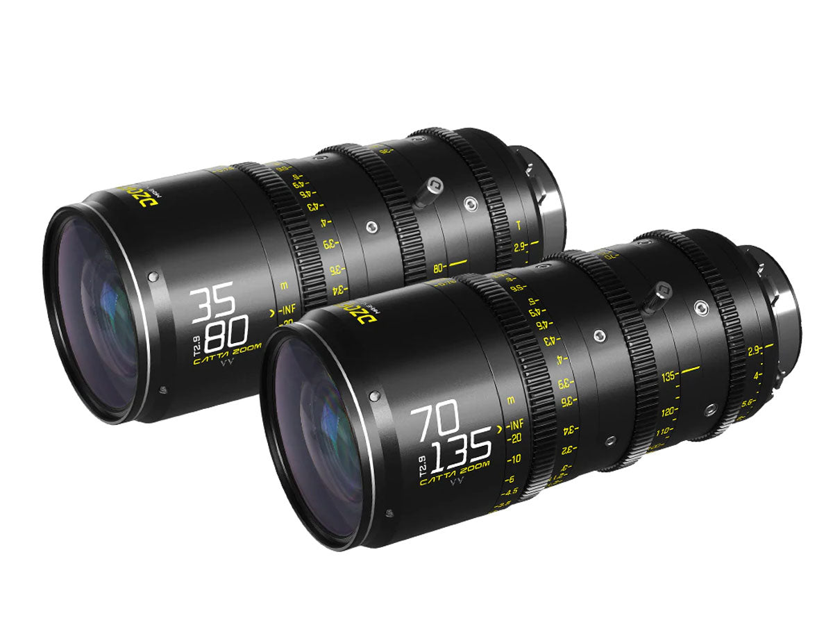 DZOFILM CATTA ACE 35-80 & 70-135mm T2.9 FF Cine Zoom Dual Lens Bundle EF/PL Mount