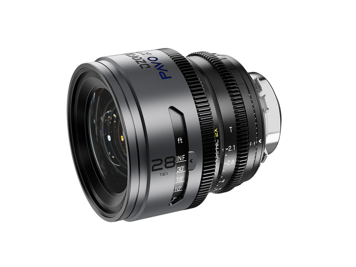 DZOFilm Pavo 2x Anamorphic Prime 28mm T2.1 - Blue Coating (PL & EF Mounts)