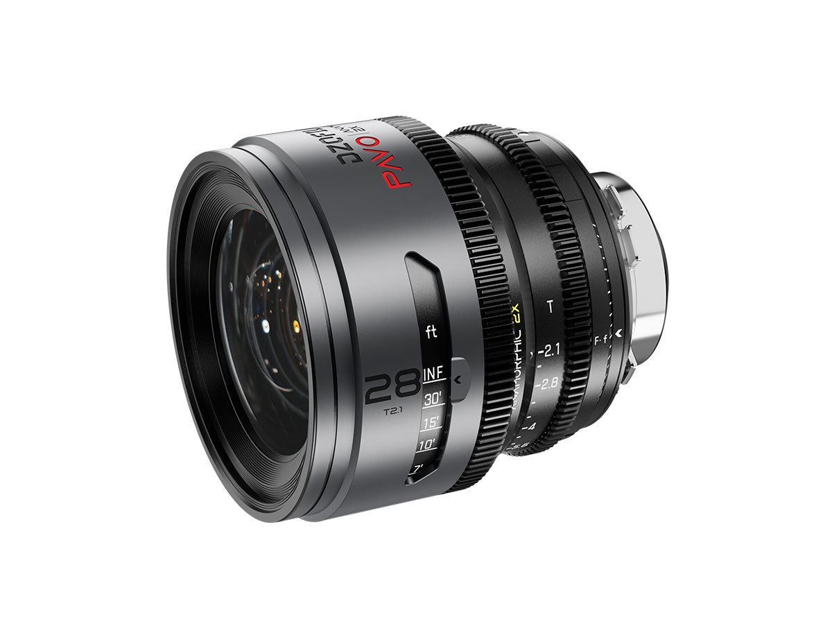 DZOFilm Pavo 2x Anamorphic Prime 28mm T2.1 - Neutral Coating (PL & EF Mounts)