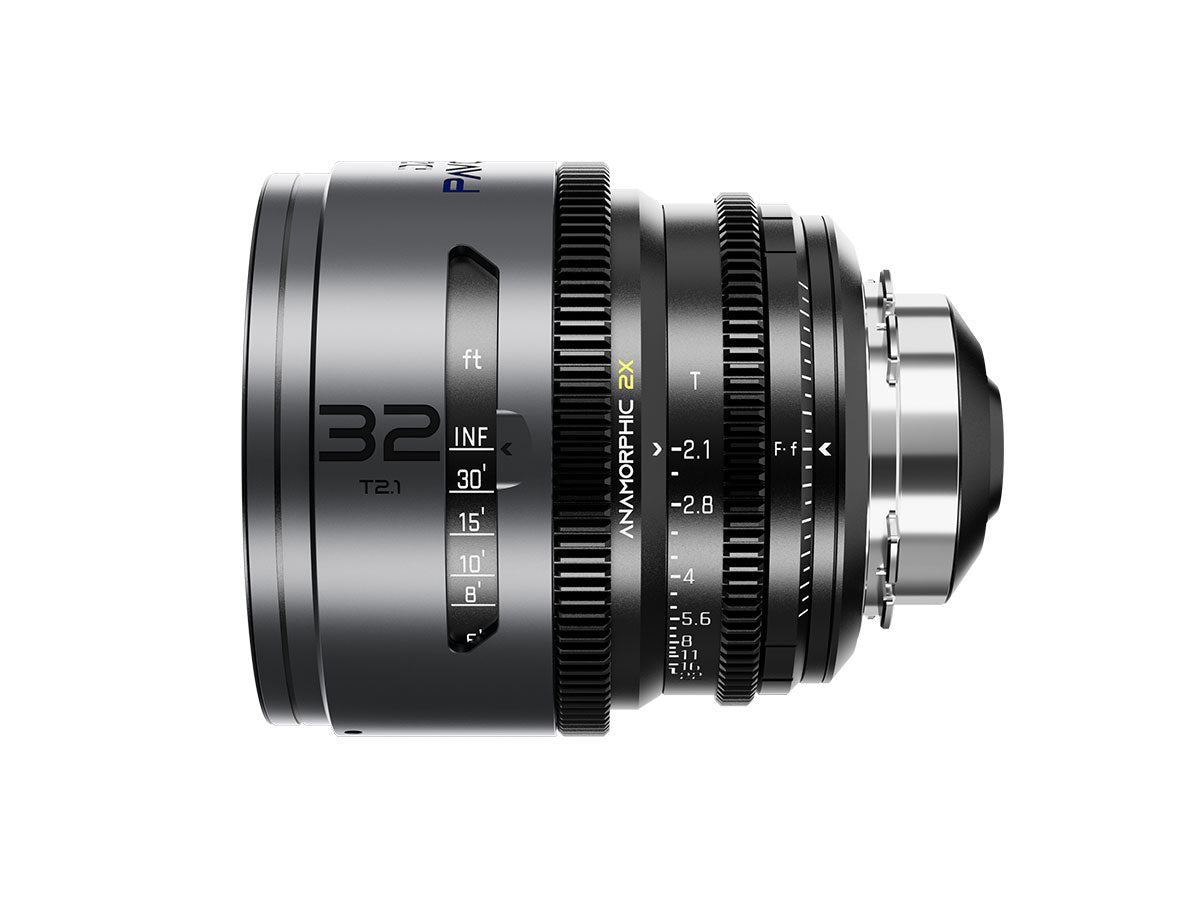 DZOFilm Pavo 2x Anamorphic Prime 32mm T2.1 - Blue Coating (PL & EF Mounts)