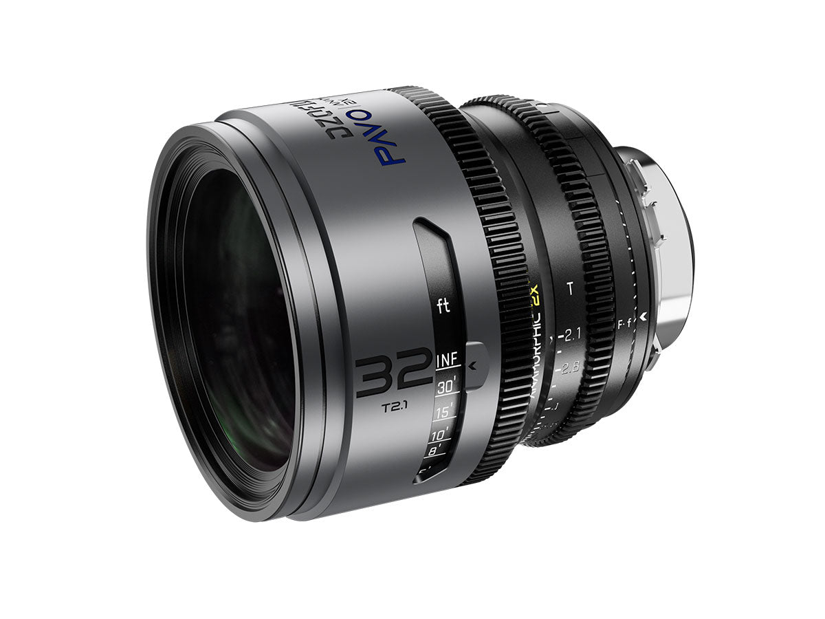 DZOFilm Pavo 2x Anamorphic Prime 32mm T2.1 - Blue Coating (PL & EF Mounts)