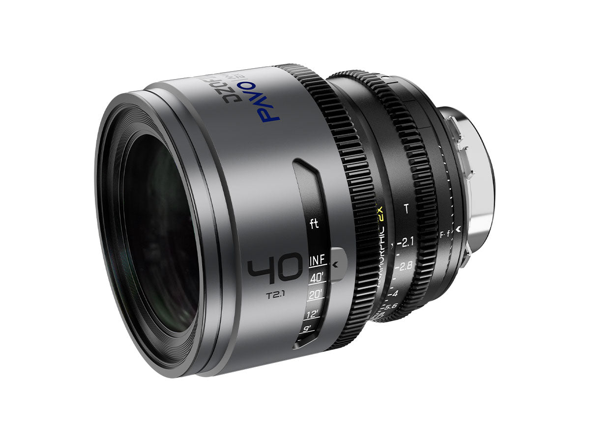 DZOFilm Pavo 2x Anamorphic Prime 40mm T2.1 - Blue Coating (PL & EF Mounts)
