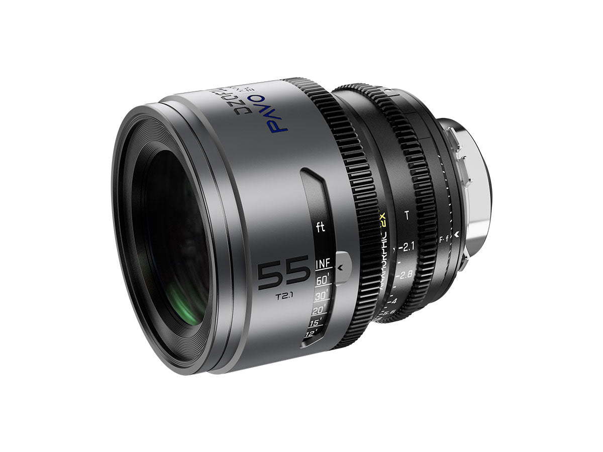 DZOFilm Pavo 2x Anamorphic Prime 55mm T2.1 - Blue Coating (PL & EF Mounts)