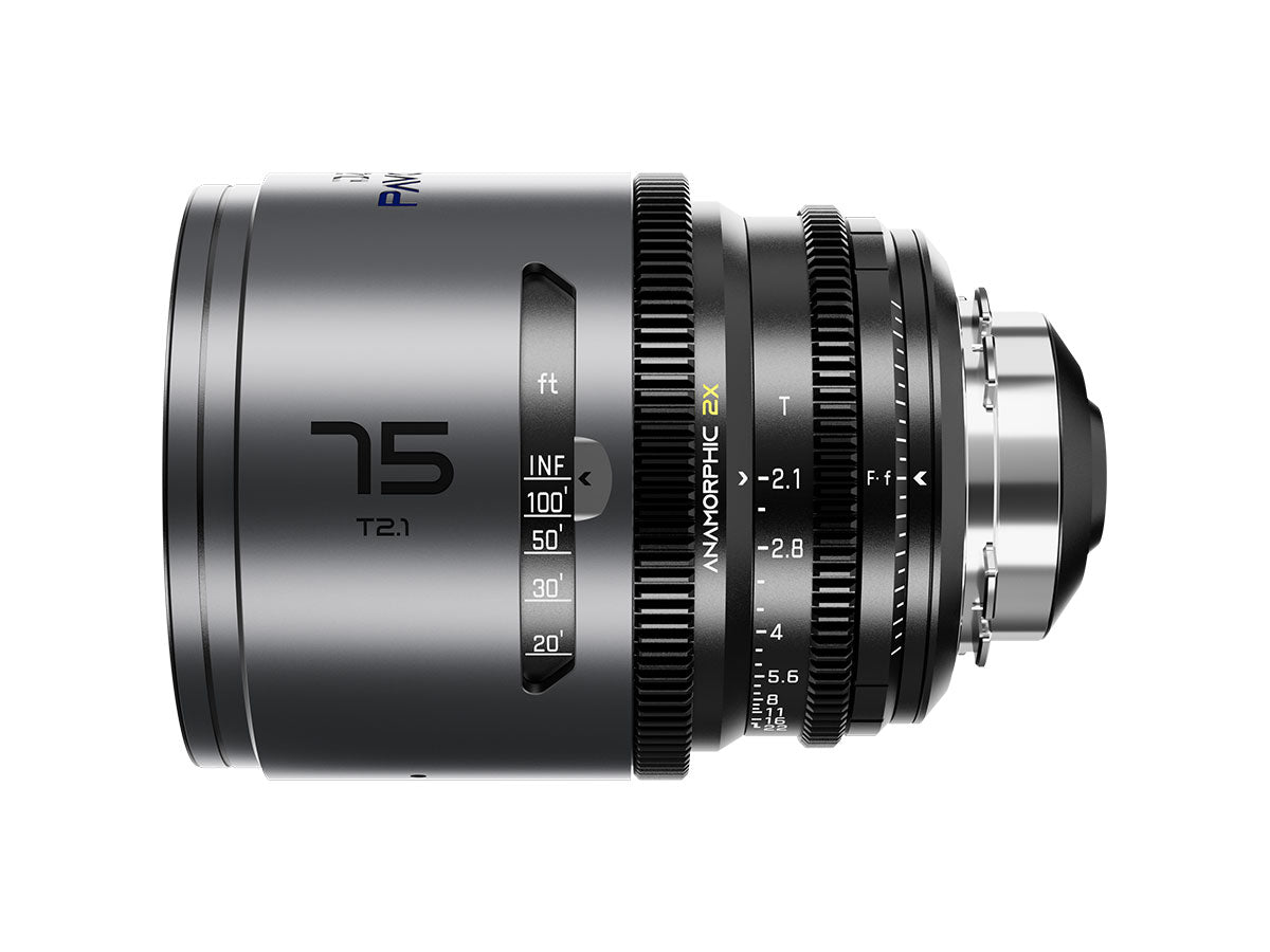 DZOFilm Pavo 2x Anamorphic Prime 75mm T2.1 - Blue Coating (PL & EF Mounts)