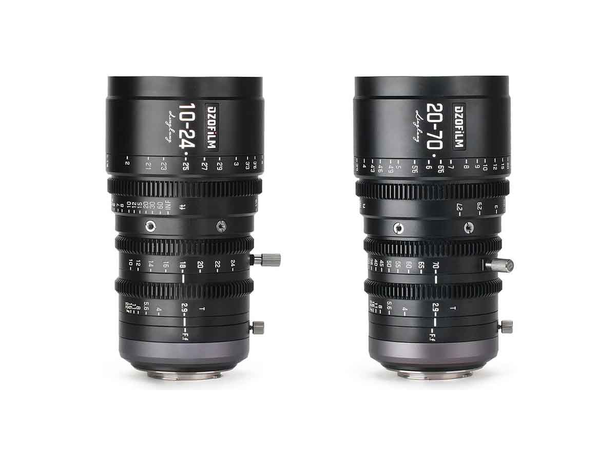 DZOFILM 10-24mm & 20-70mm T2.9 Cinema MFT Zoom Lens - Metric