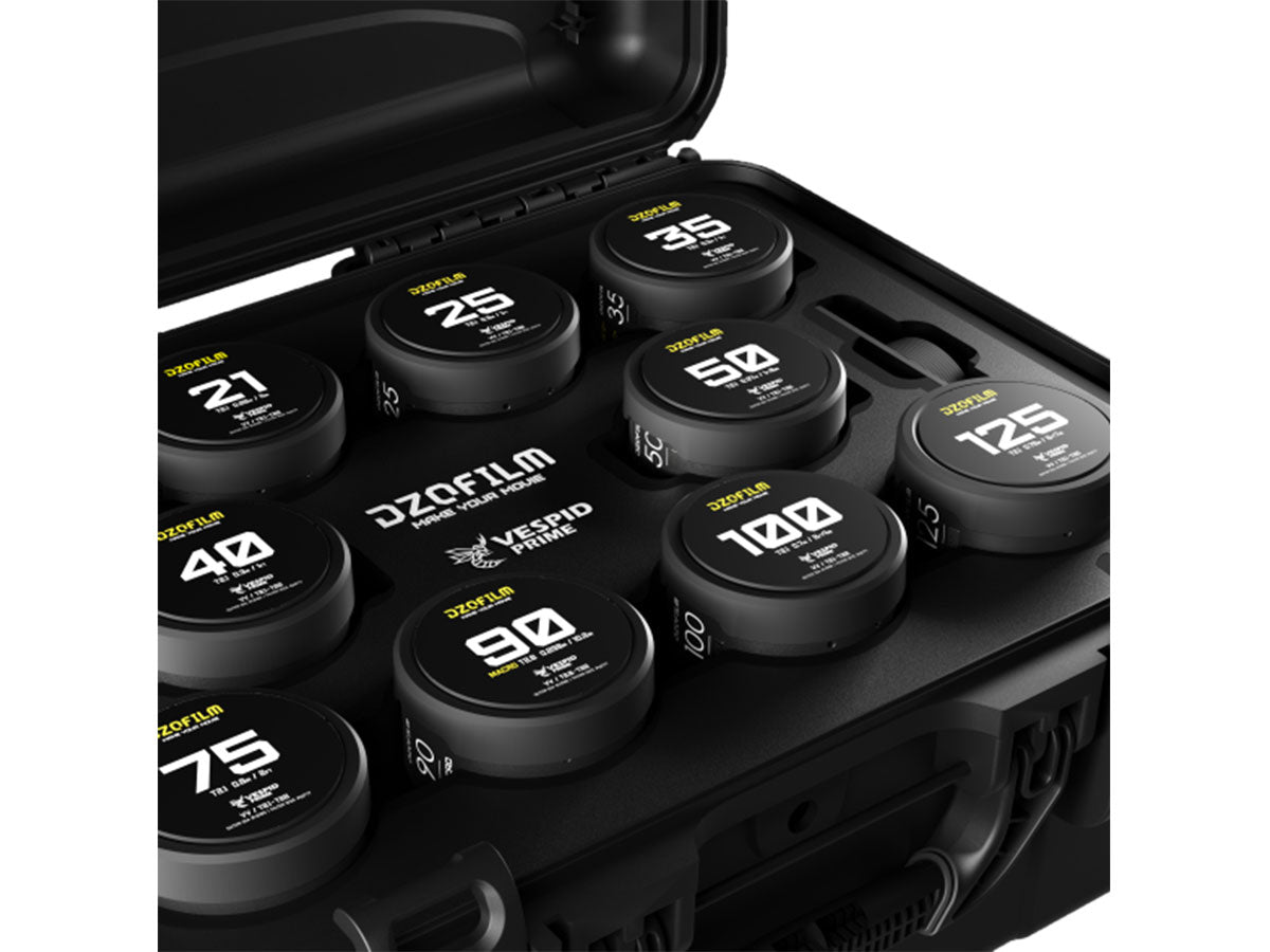 DZOFILM Vespid Prime 10 PL Lens Set - PL/EF Mount (Imperial)