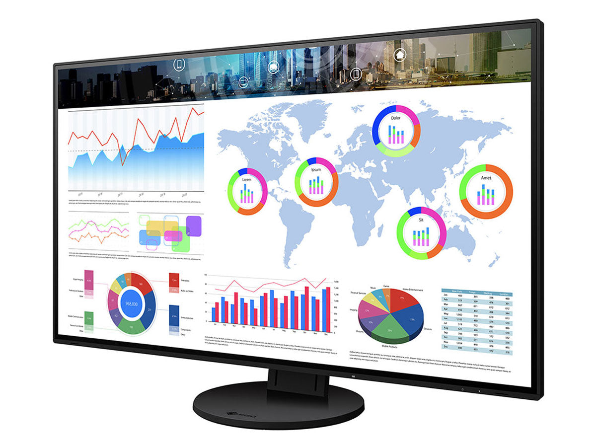 EIZO Flexscan EV3895 38" Curved Monitor - Black