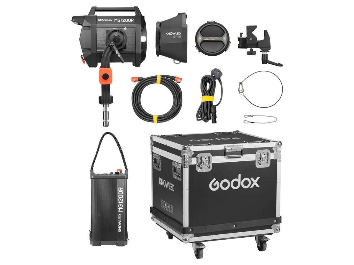 Godox KNOWLED MG1200R RGB Cine LED Light (w/ Flight Case - K3 Kit)