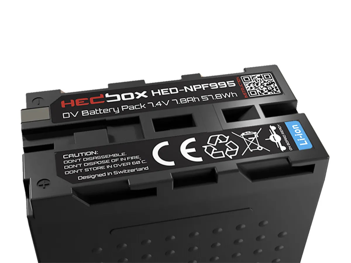 Hedbox NPF995 SMART Li-Ion Battery for SONY NPF - 7800mAh