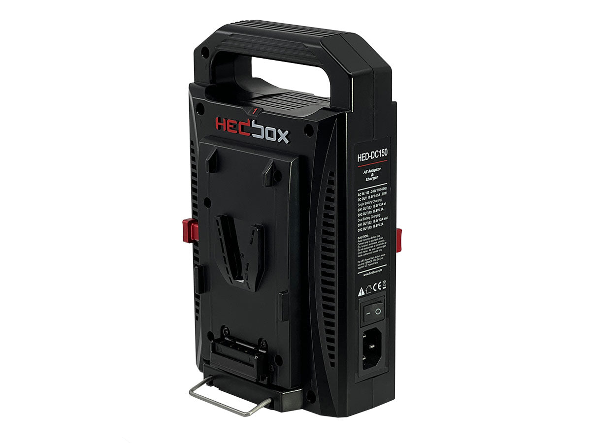 Hedbox Dual LCD Battery Charger - V-Mount