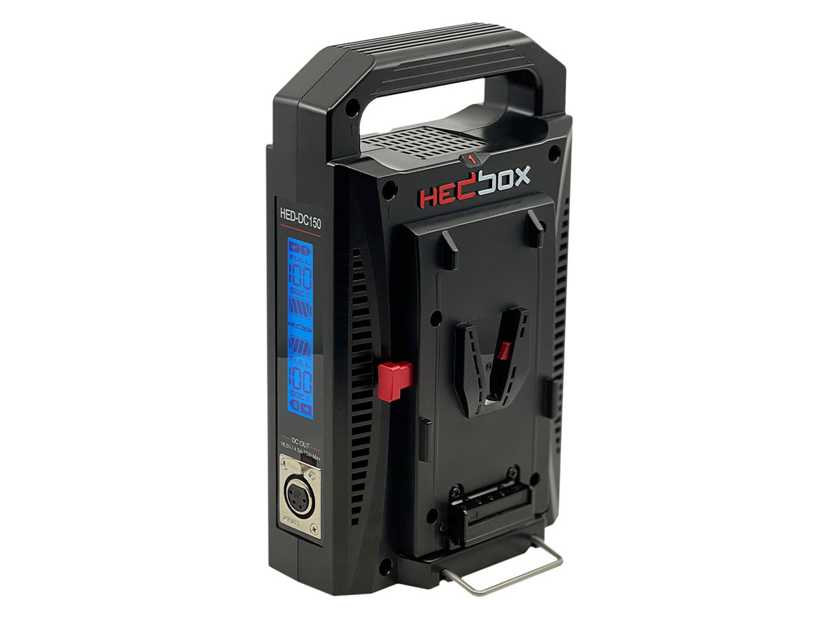 Hedbox Dual LCD Battery Charger - V-Mount