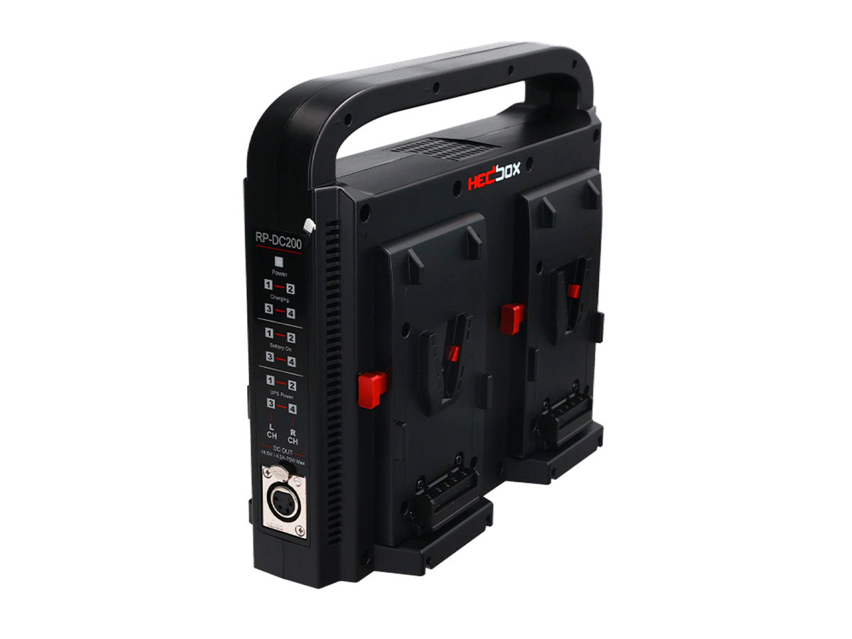 Hedbox Quad Battery Charger - V-Mount