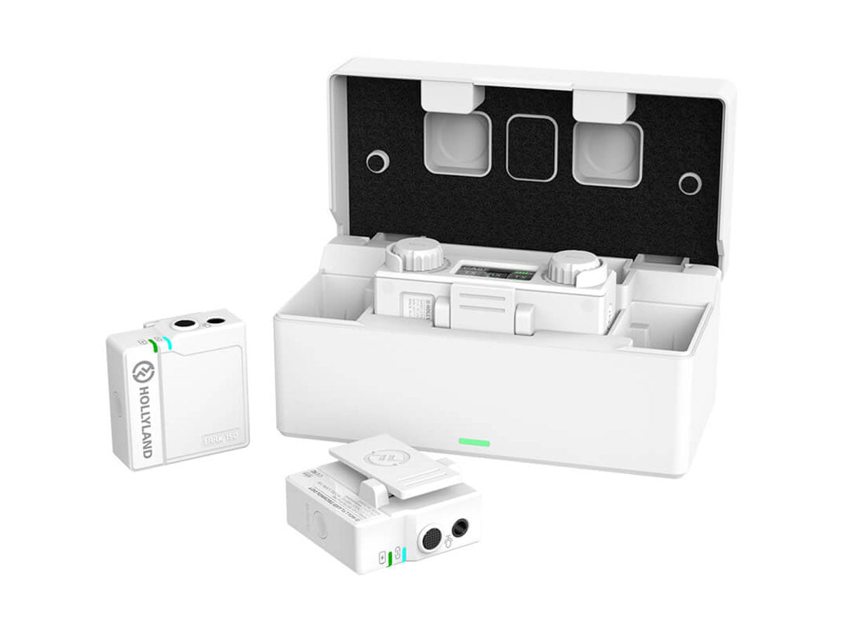 Hollyland LARK 150 Duo - 2-Person Wireless Microphone System (White)