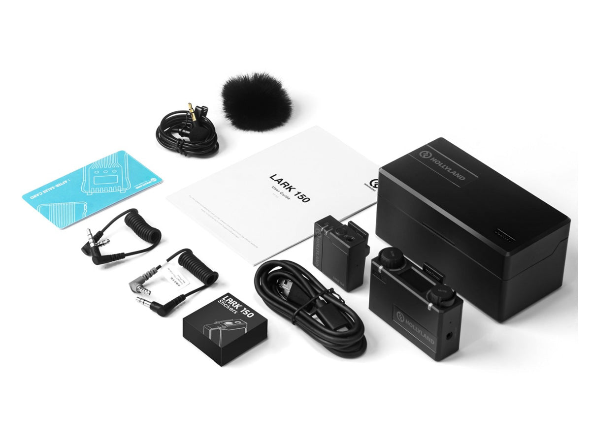Hollyland LARK 150 Solo - 1-Person Wireless Microphone System (Black)