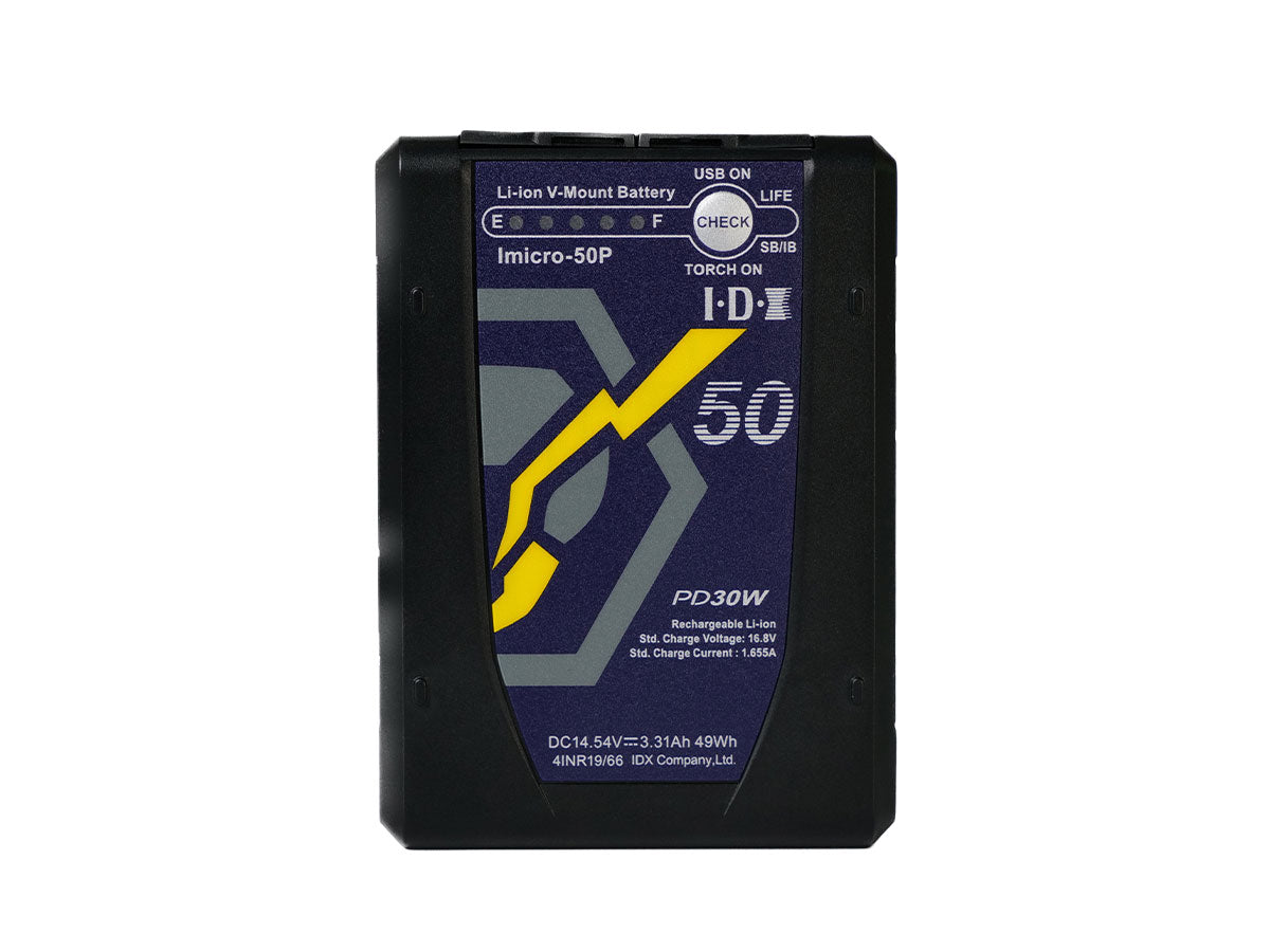 IDX IMICRO-50P Mini V-Mount Battery
