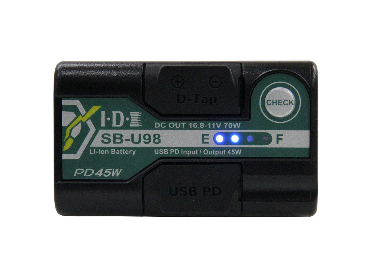 IDX 14.4V 96Wh BPU Type Battery with 1 x D Tap + USB PD