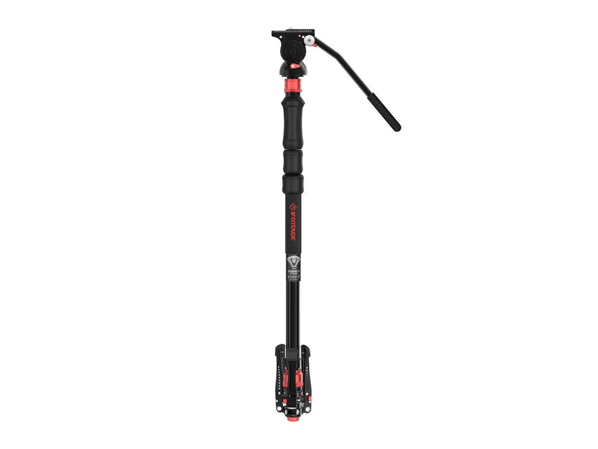 iFootage Cobra 3 Strike CB3 A150S-III Monopod & Komodo K5S Fluid Head Bundle