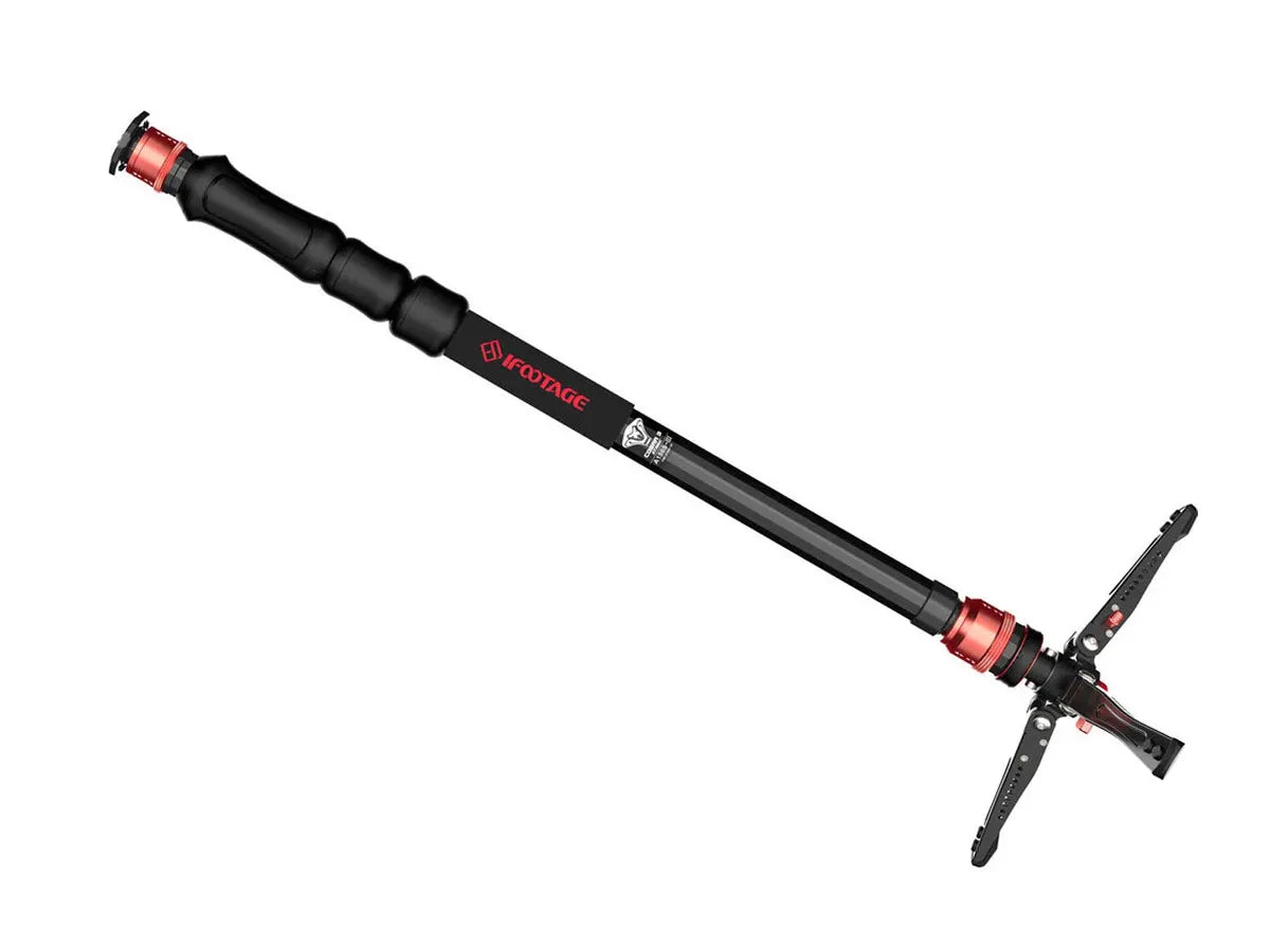 iFootage Cobra 3 Strike CB3 A150S-III Monopod & Komodo K5S Fluid Head Bundle