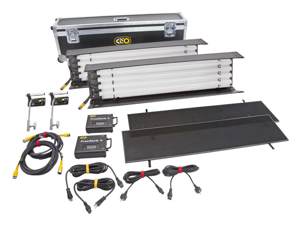 Kino Flo FreeStyle T44 LED DMX Gaffer Kit (2-Unit), Univ