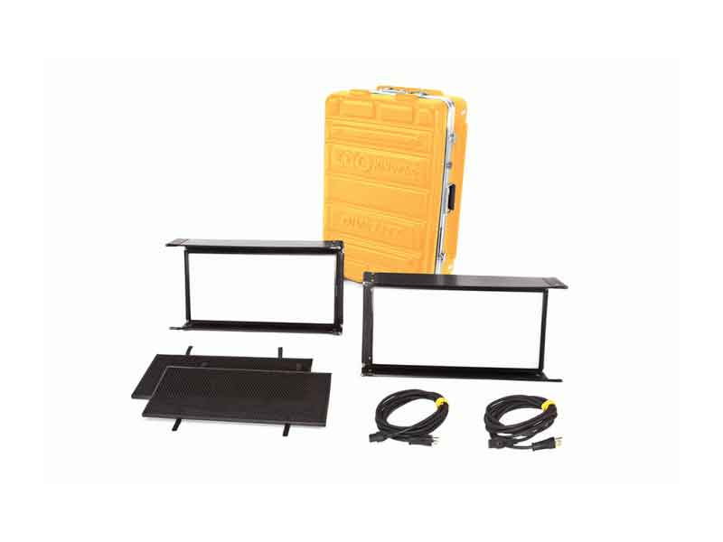Kino Flo Diva-Lite LED 20 DMX Kit, Univ 230U (2-Unit) w/ Flight Case