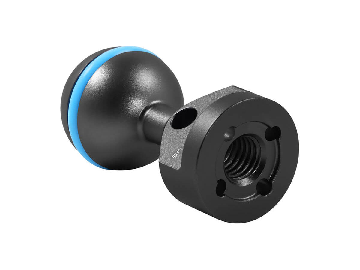 Kondor Blue 3/8" Ball Head with Arri Locating Pins for Magic Arms - Raven Black