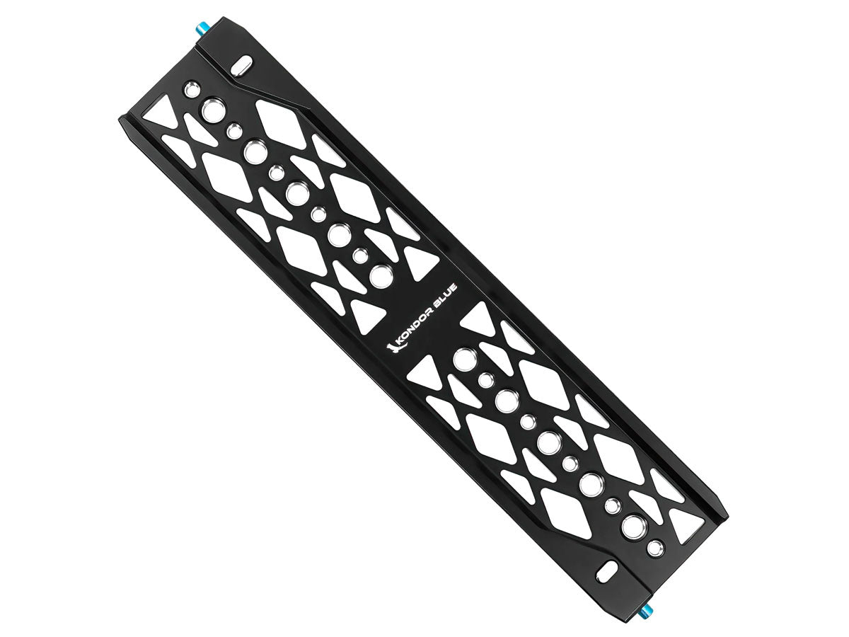 Kondor Blue 12" ARRI Lightweight Dovetail Plate - Raven Black