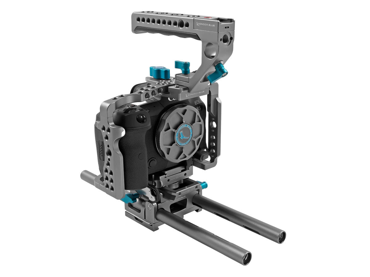 Kondor Blue Canon R5 Base Rig MKII (R5/R6/R) - Space Grey