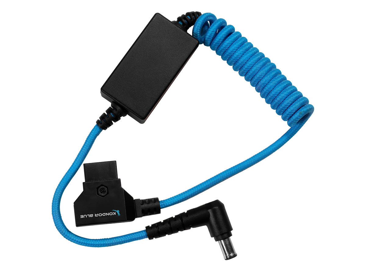 Kondor Blue Coiled D-Tap to 19.5V Regulated DC for Sony FX9/FX6