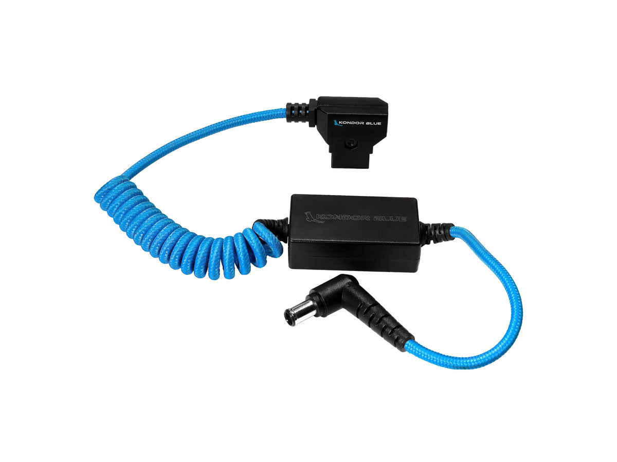 Kondor Blue Coiled D-Tap to 19.5V Regulated DC for Sony FX9/FX6