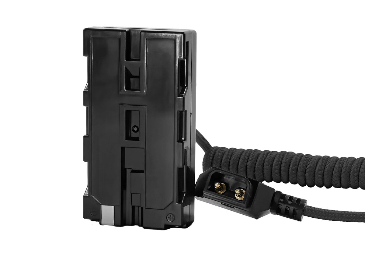 Kondor Blue D-Tap to Sony L-Series NPF Dummy Battery Cable - Black