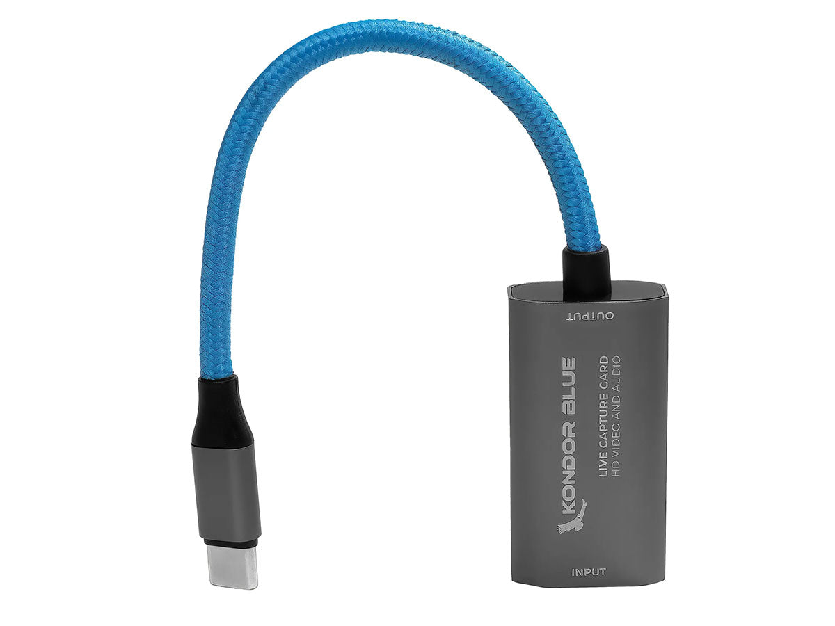 Kondor Blue HDMI to USB-C Capture Card