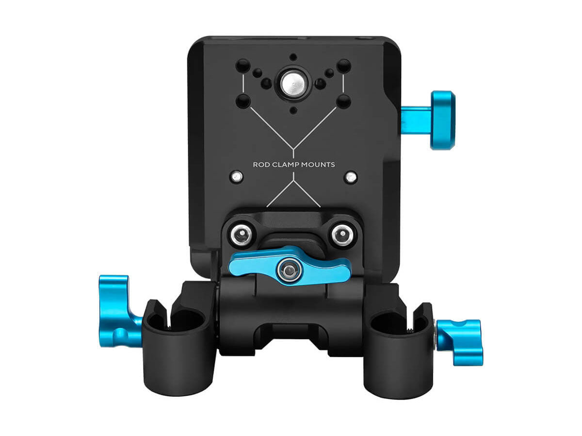 Kondor Blue Mini V-Mount Swivel Kit - Raven Black