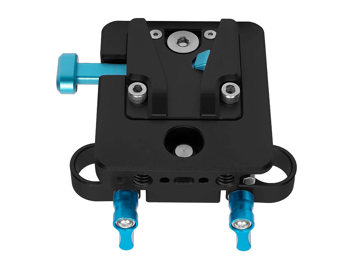 Kondor Blue Mini V-Mount Basic Rod Kit - Raven Black